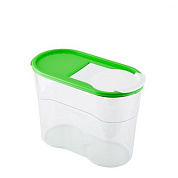 Банка для сыпучих продуктов Люкс 1,1 л. Полимербыт 4364100