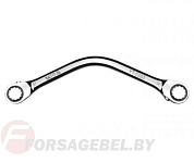 Изогнутый накидной трещоточный ключ CrV Yato