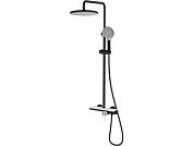 Душевая система Lt D35, серия Rose черный + белый, на стену, излива нет A-five A5-0840