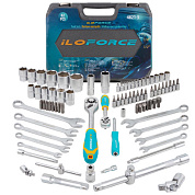 Набор инструментов 82 пр. 1/4"&1/2" 6-гр. ILOforce IF-4821-5