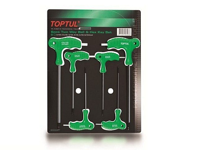 Набор ключей L-Type шестигр. 2-6мм 6шт Toptul GAAS0601