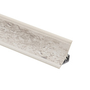 Плинтус ПВХ к столешнику LР травертин серый (156) (1шт=3м.п.) EL-MECH-PLAST 61072