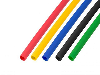 Набор термоусаживаемых трубок 4,0 / 2,0 мм, пять цветов, упак. 50 шт. по 1 м Юпитер JP7230-06