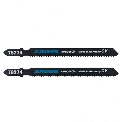Полотна для электролобзика по дереву, 2 шт, (31085-T111B) Gross 78274