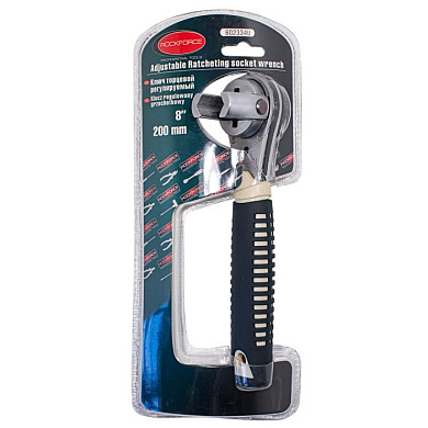 Ключ торцевой трещоточный многофунциональный с прорезиненной рукояткой 6-24 мм RockForce RF-802334U