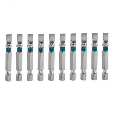 Набор бит SL6x50 сталь S2, 10 пр. 1/4'' Gross 11326