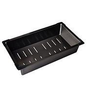 Коландер для кухонной мойки, нержавеющая сталь, графит WISENT W30410B