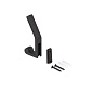 Крючок меб. двухрожковый мет. PEROLA, черный матовый AKS 104186