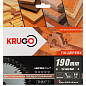 Диск пильный 190x30 мм, 24Т Krugo WA190024