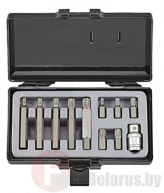 Набор бит Spline M5-M12 11 пр. 10 мм Force 4112