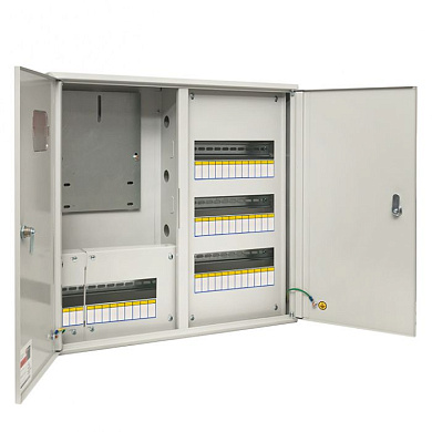 Щит учетно-распред, навесной ЩУРн 3/48 двухдверный (580х620х165) IP31 EKF PROxima mb23-3/48-2