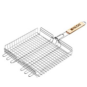 Решетка-гриль 340х340х60 мм, объемная, нержавеющая сталь, Camping Palisad 69647