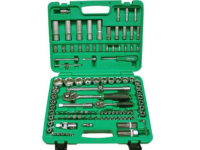 Набор инструментов 108 пр. 1/4''&1/2'' Toptul GCAI108R