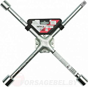 Ключ крест баллонный 17х19х21x1/2'' CrV Yato YT-0801