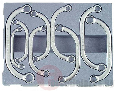 Набор С-образных накидных ключей 8-22 мм 9 пр. Force 50911