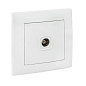 Валенсия розетка телевизионная 1-местная 75Ом 5-862МГц белая EKF PROxima EWA00-027-10
