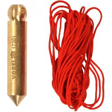 Отвес строительный со шнуром 50 гр. Vorel 17301