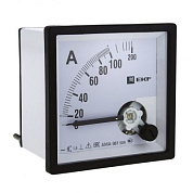 Амперметр AMA-961 аналоговый на панель (96х96) квадратный вырез 150А трансф, подкл, EKF ama-961-150