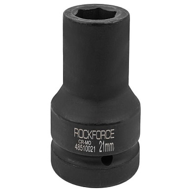 Глубокая ударная головка 21 мм 6-гр. 1'' RockForce RF-48510021