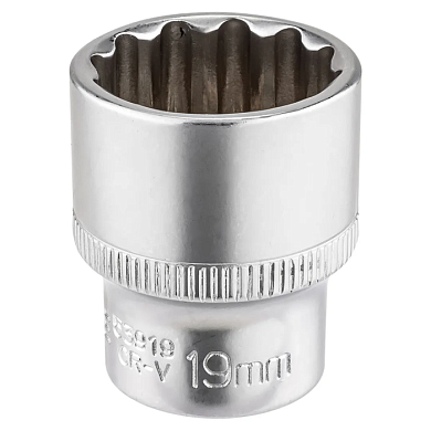 Головка 19 мм 12-гр 3/8'' RockForce RF-53919