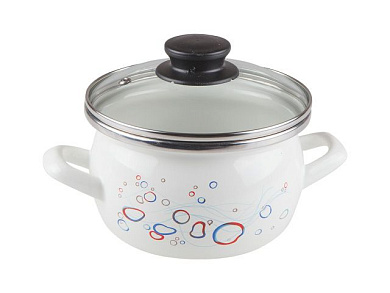 Кастрюля 1,5л (сфера) Сантэкс 1-2415112(Бл)(08)