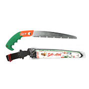 Пила самоочищающаяся, прямое полотно L300 мм/4 мм, в чехле с поясным креплением Samurai GKS-300-LH