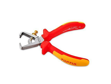 Клещи д/снятия изоляции 150 мм диэлектрические 1000V TOPTUL DGCD2206