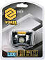 Фонарик налобный 1+2LED, 100lm, 1.5V, 3хААА Vorel 88675