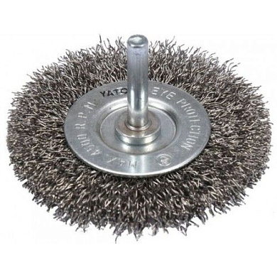 Щетка диск./гофри. проволокой 75 мм INOX YATO YT-47568