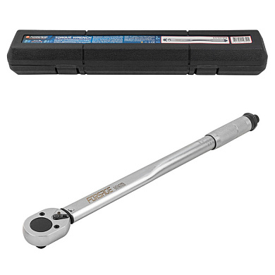 Ключ динамометрический щелчкового типа 28-210Нм 1/2'', в пластиковом футляре Forsage F-6474470TB
