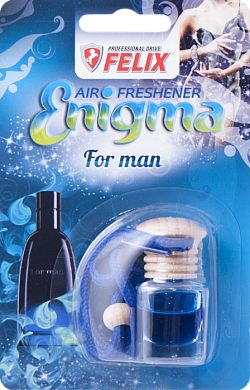 Ароматизатор подвесной с дерев. кр. Для мужчин 6 мл. FELIX 411040154