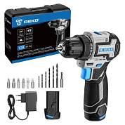 Дрель-шуруповерт аккумуляторная Sharker 12V PRO DEKO 084-1036