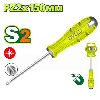 Oтвертка крестовая PZ2x150 мм DYLLU DTSDC226