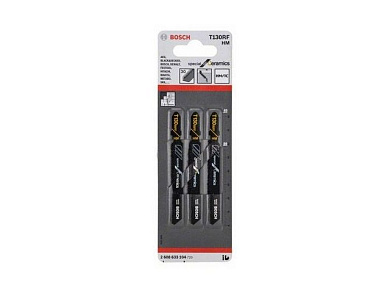 Пилка для лобзика T 130 RIFF Special for Ceramics 3 шт. BOSCH (2608633104)