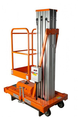 Подъемник мачтовый телескопический 125 кг 6 м GTWY6-100 AC 220V 1-мачтовый (от сети) (G) TOR 1015913