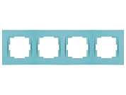 Рамка 4-ая горизонтальная синяя, RITA, Mutlusan 22208001412