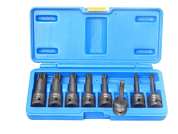 Набор головок-бит TORX ударных T30-Т80 1/2'' 8 пр Forsage F-4088MPB