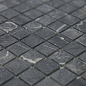 Мозаика MONTE Negro Mat 23х23 мм, MosaicStory MS-336