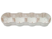 Коробка распаечная (монтажная) К-226 (Для бетона и кирпича. Четырехместная 292х79х41,5 мм) Bylectrica К-226