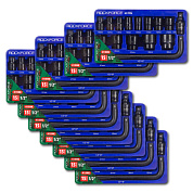 Набор головок ударных 15 пр. 1/2'' 6-гр. 10-32 мм в ложементе, 10 к-тов RockForce RF-4159K 10 K-T