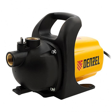 Садовый поверхностный насос GP 600, 600 Вт, 3000 л/ч, подъем 35 м, пластик Denzel 97201