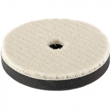 Полировальный круг самоцепляющийся 125 мм, короткая плетеная шерстяная нить Matrix 75962