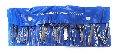 Набор приспособлений для демонтажа радиоприемников 20 пр. RockForce RF-920C1