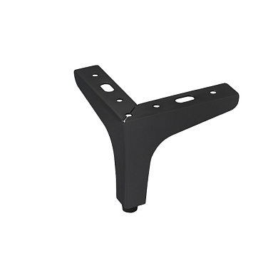 Опора меб. мет. h100 угловая черный GRIDLI 114020