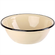 Миска эмал 0,8л (слоновая) Без декора Керченский металлургический завод 40304-062СлБД