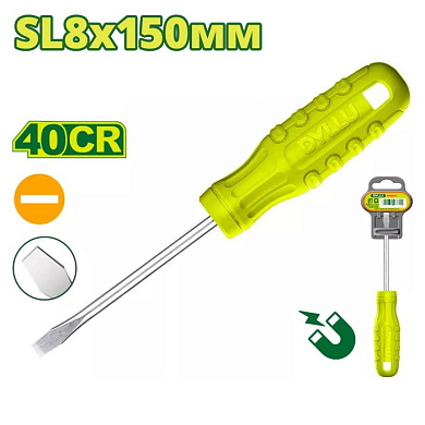 Отвертка шлицевая SL8,5 150 мм DYLLU DTSD3986