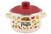 Кастрюля эмал конич Pasta ITALIAN 2,0л ТМ Appetite Стальэмаль 1с45я_ПИ