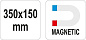 Поднос магнитный 350х150 мм Yato YT-0831