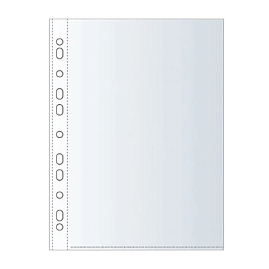 Файл (папка-карман) "Inter-folia", А4, 110 мк, 50 шт., прозрачный