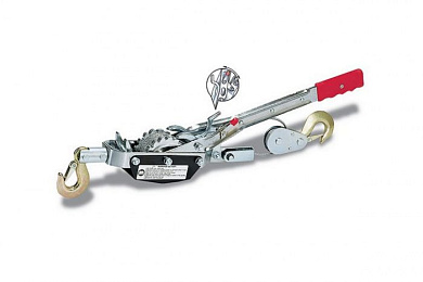 Лебёдка ручная 2 крюка, 2,5 т, в кейсе, тросс 5 мм x3 м Jun Kaung HP-121D-case